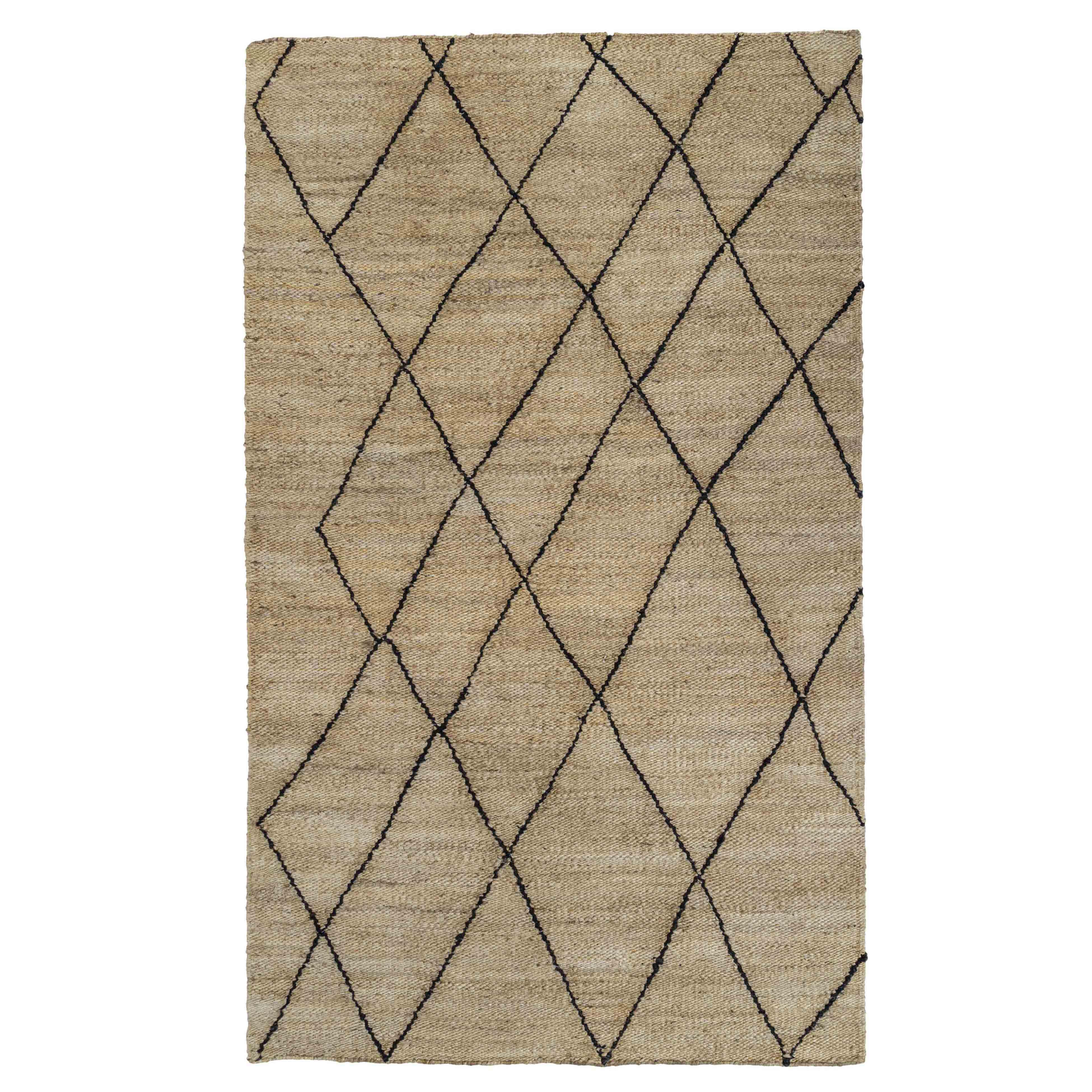 Crosshatch Natural Area Rug TOV Furniture