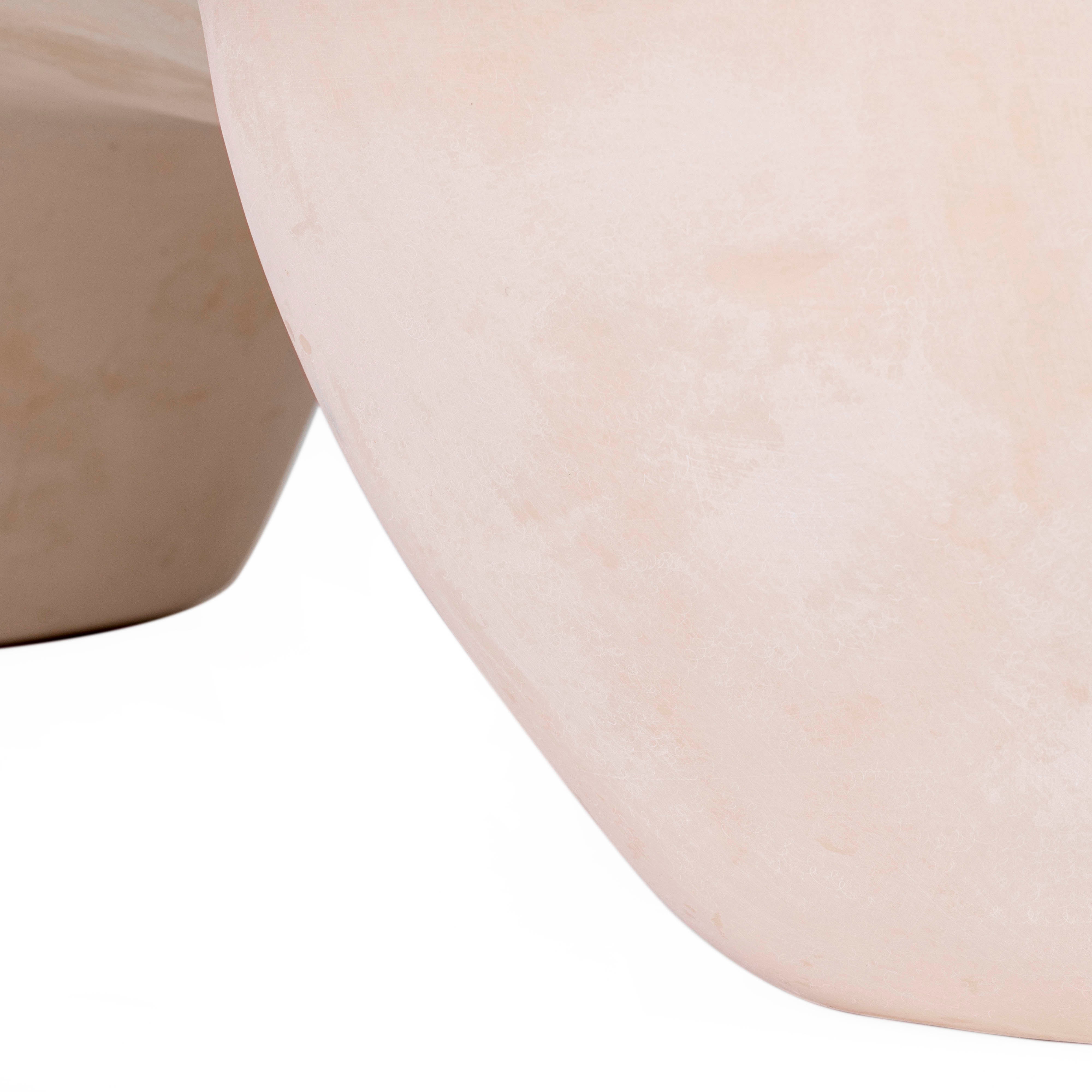 Athen Nude Faux Stone Coffee Table – TOV Furniture
