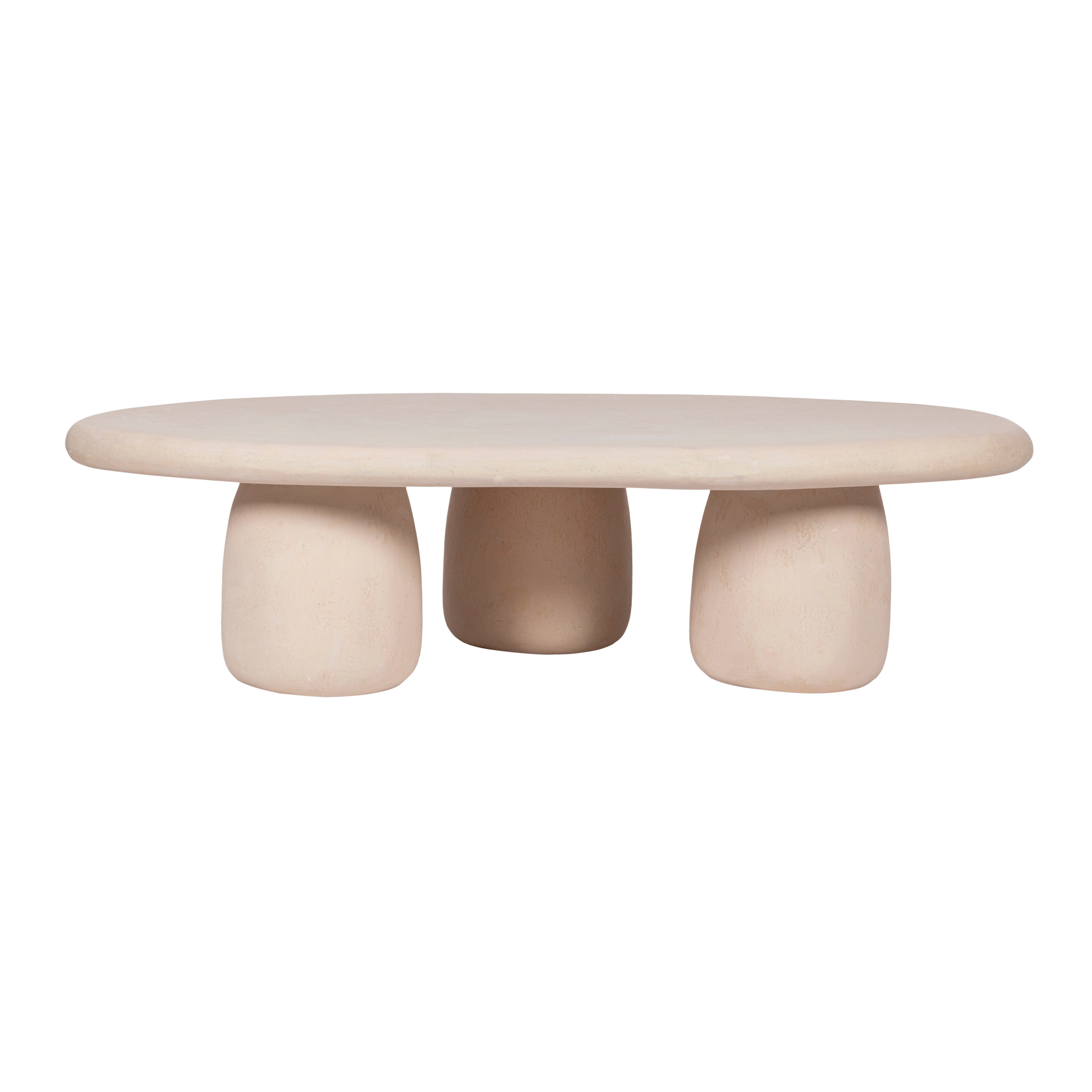 Coffee Table Top View Cream Color Rahul 59