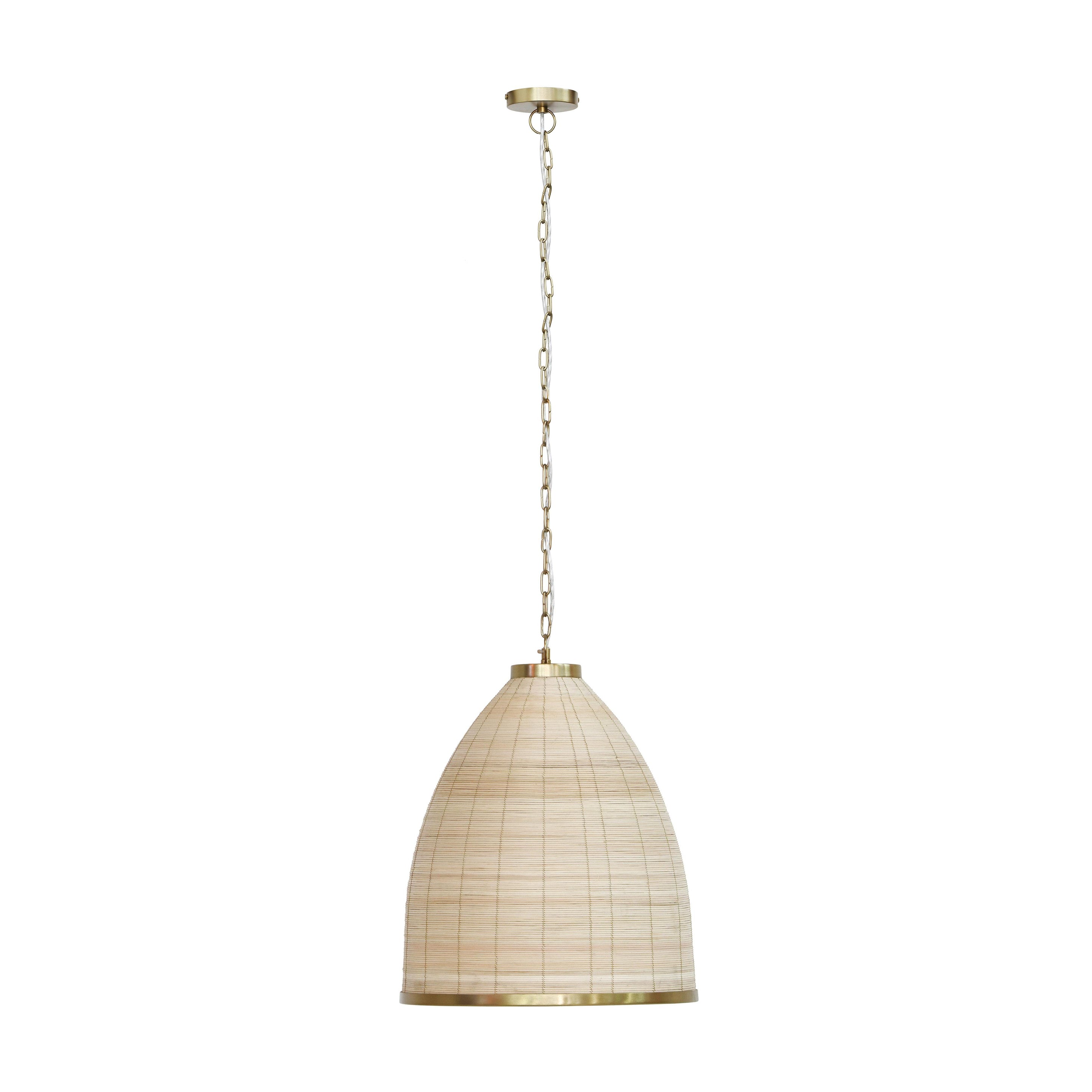 Kelly Handwoven Rattan Lamp Table (Almond) main image 0