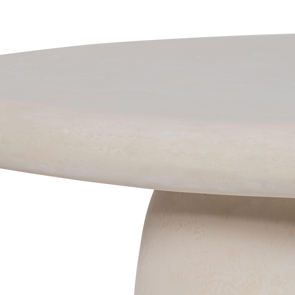 Coffee Table Top View Cream Color Rahul Cream Coffee Table – TOV Furniture