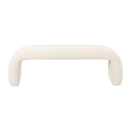 Leigh Velvet Channeled Bench – TOV Furniture